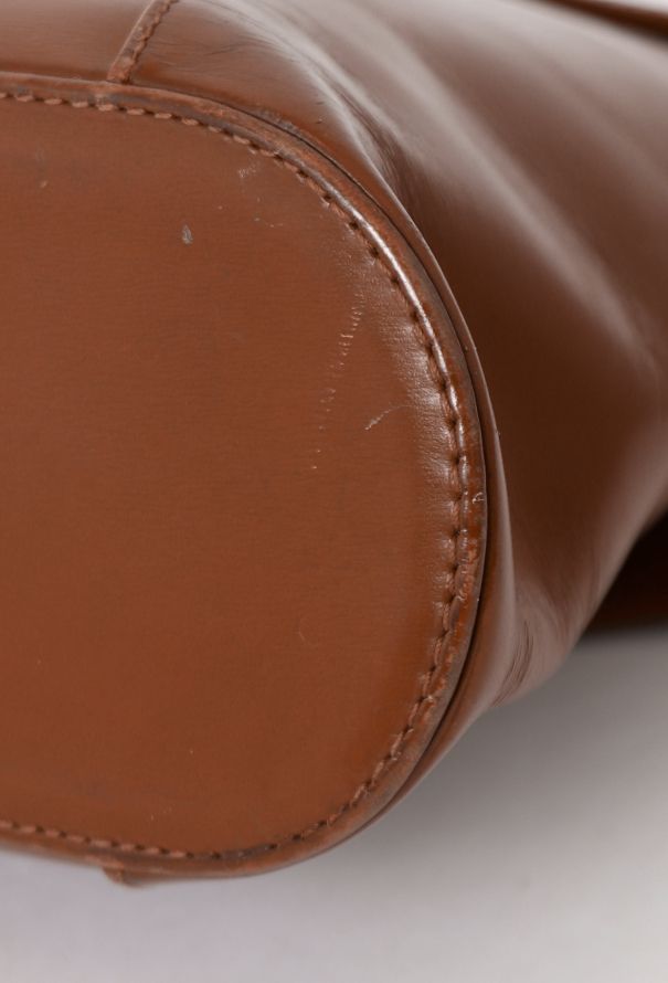 Saint Laurent '90 YSL Cognac Bag - 9