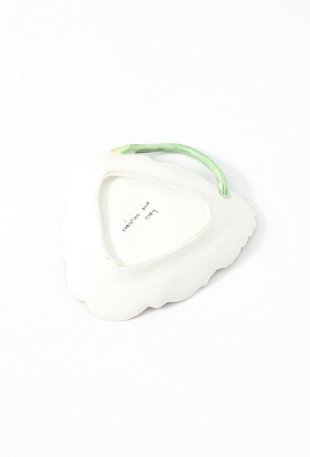 Dior Vintage Ceramic Floral Majolica Dish - 3
