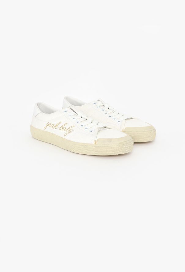Saint Laurent 2015 'Yeah Baby' Canvas Sneaker - 3