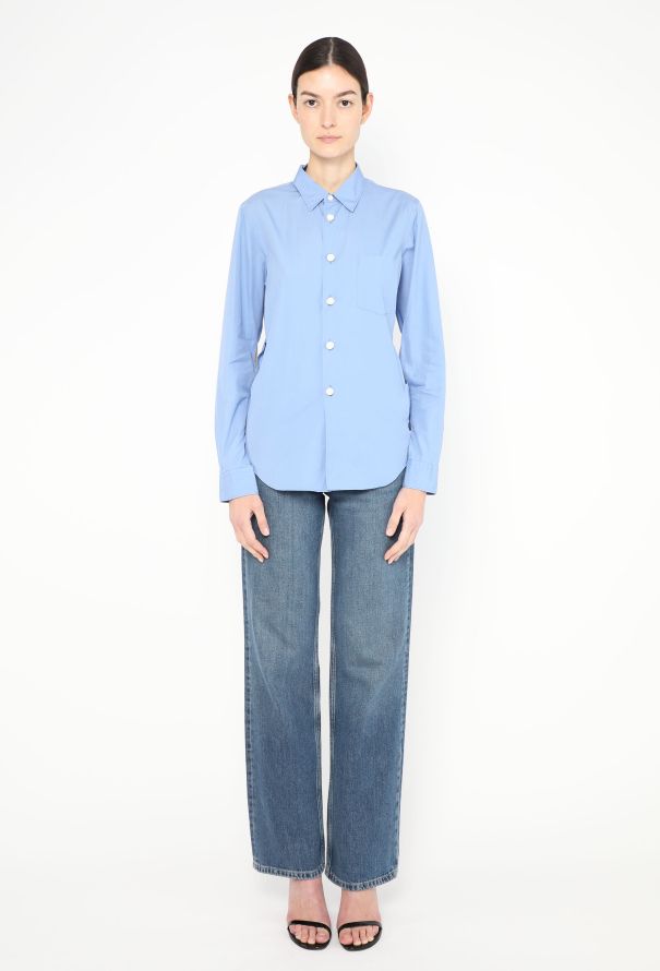Comme des Garçons Cut-Out Cotton Shirt - 3