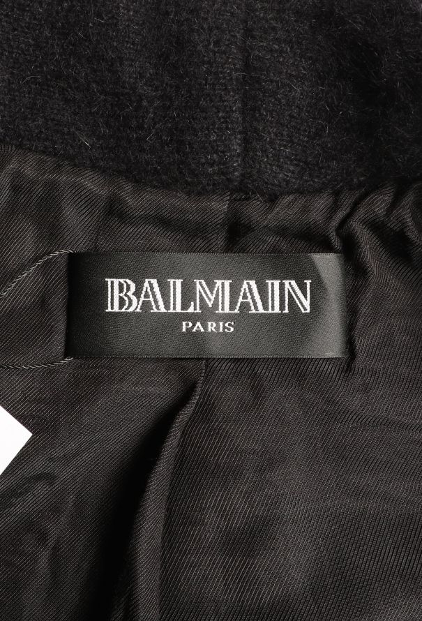 Balmain 2013 Oversized Angora Coat - 7