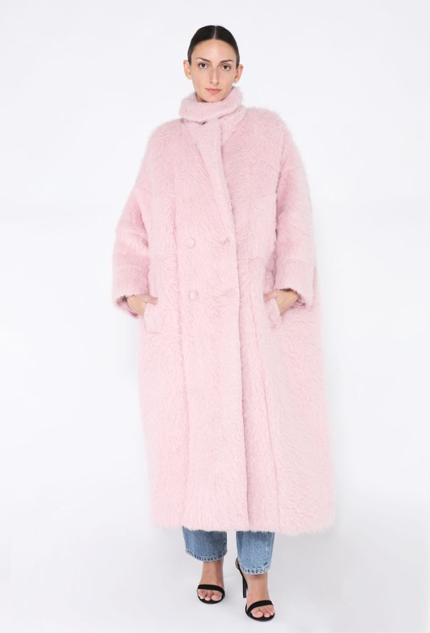 Dries Van Noten F/W 2024 Brushed Mohair Cocoon Coat - 2