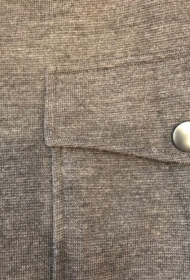 Balenciaga Grey Belted Top - 4