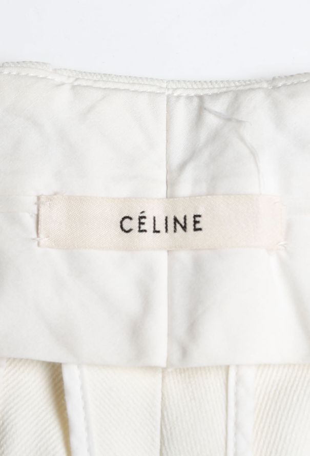Céline 2012 Pleated Twill Trousers - 4