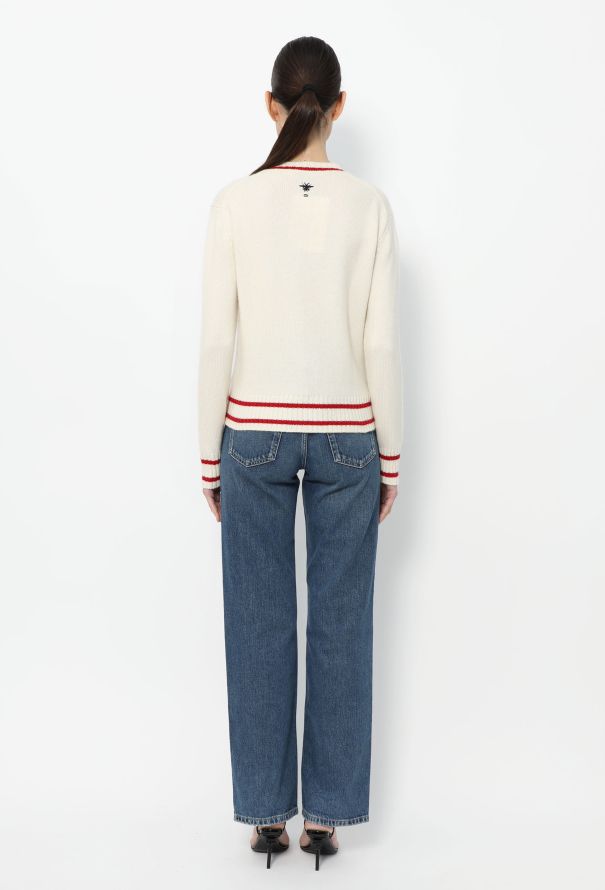 Dior 2020 Graphic Cashmere Sweater - 3