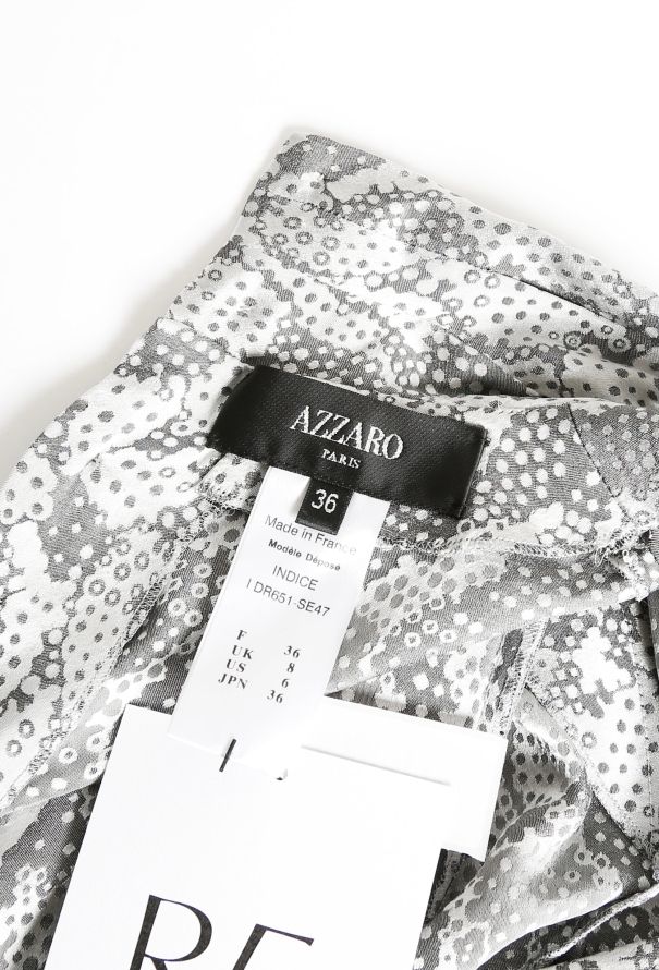 Azzaro F/W 2010 Silk Lavallière Dress - 5