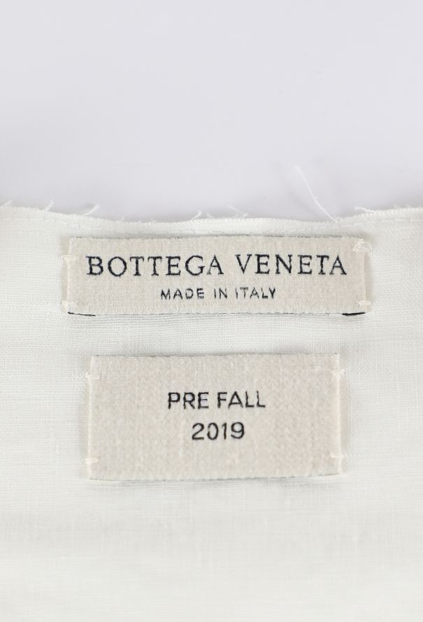 Bottega Veneta Belted Linen Dress, Pre-Fall 2019 - 6