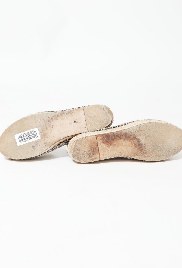 Céline Python Buckled Espadrilles - 6