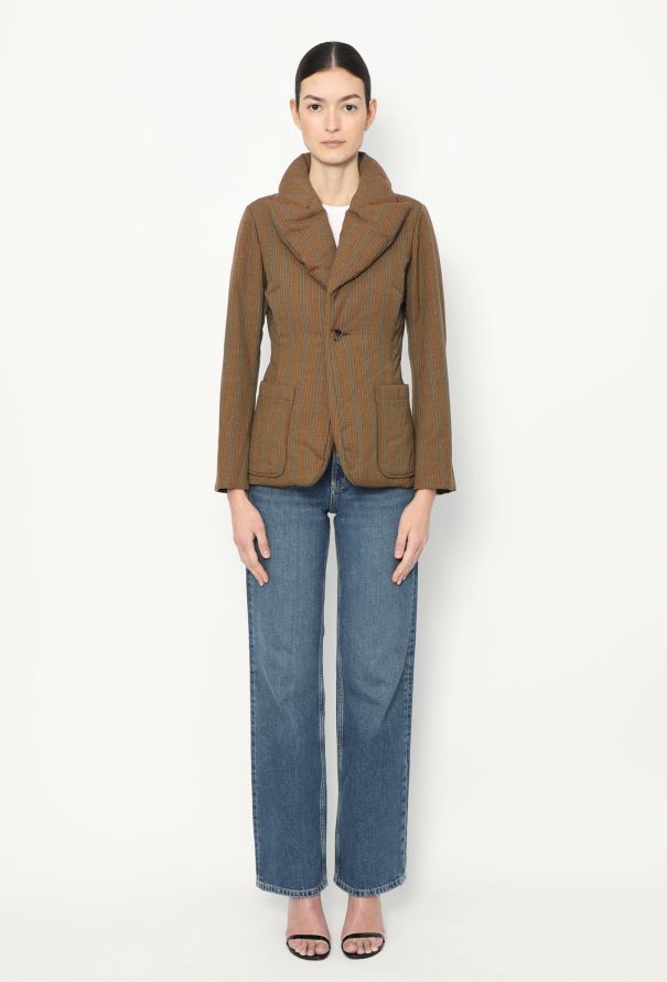 Comme des Garçons 2004 Notched Puffer Jacket - 3
