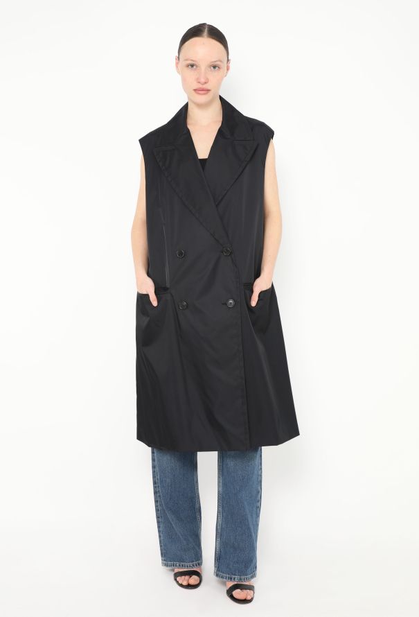 Prada S/S 2018 Tailored Nylon Vest - 4