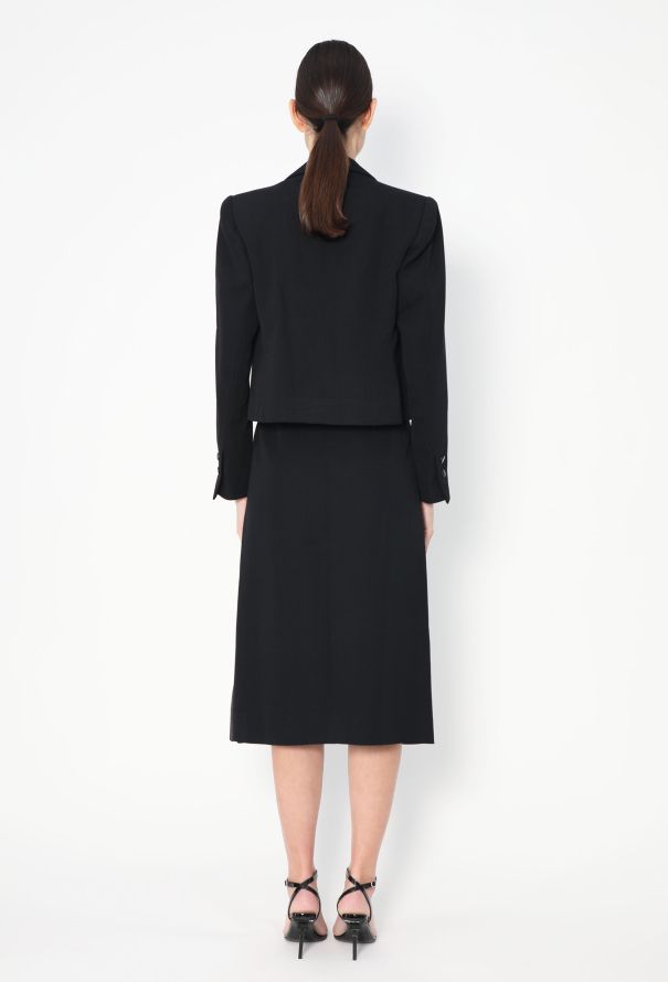 Saint Laurent Vintage Notched Smoking Ensemble - 8