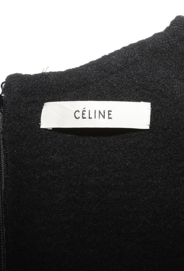 Céline Felted Cashmere Dress – Black (F/W 2015) - 6