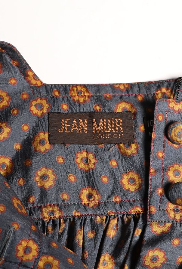 Exquisite Vintage Jean Muir '70s Floral Silk Dress - 5