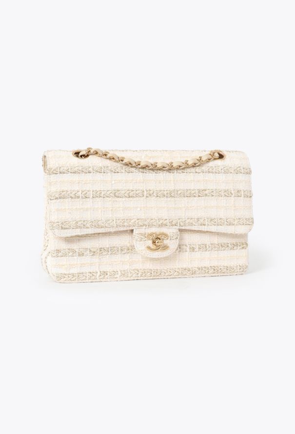 Chanel Medium Timeless Bag - Beige Tweed - 3