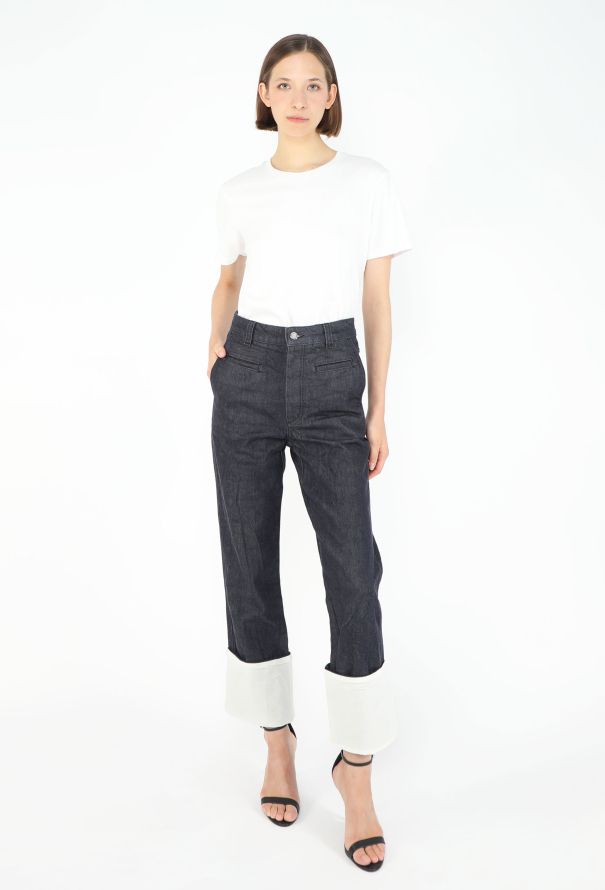 Loewe S/S 2018 Cuffed Fisherman Jeans - 4
