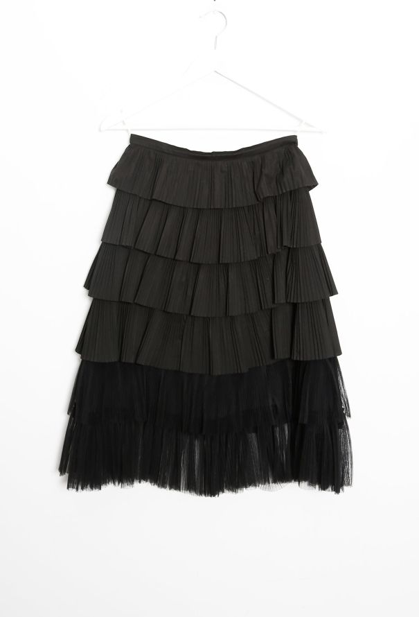 Rochas 2015 Tiered Pleated Skirt - 5