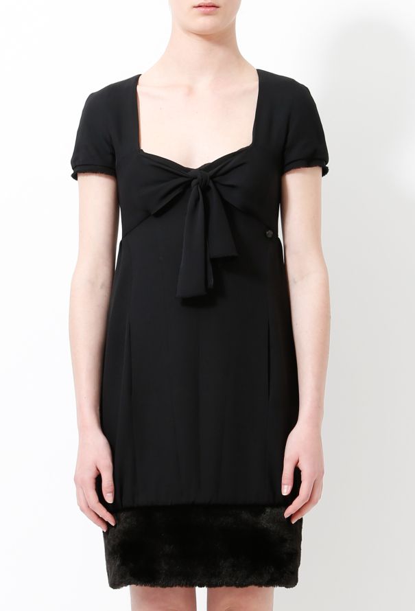 Chanel F/W 2010 Fur Trim Dress - 4