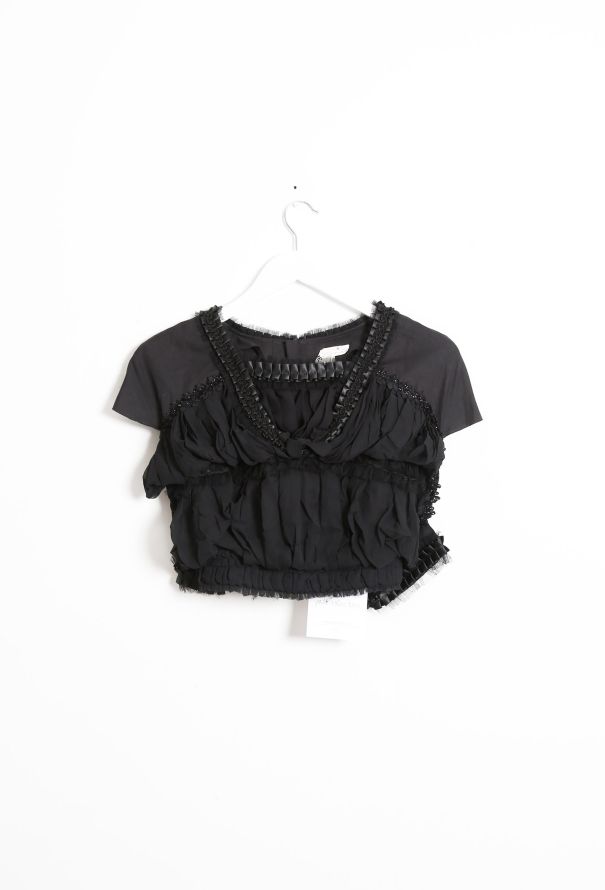 Comme des Garçons 2012 Ruffled Embellished Top - 9