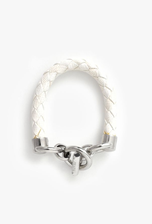 Prada Saffiano Leather Toggle Bracelet - 2