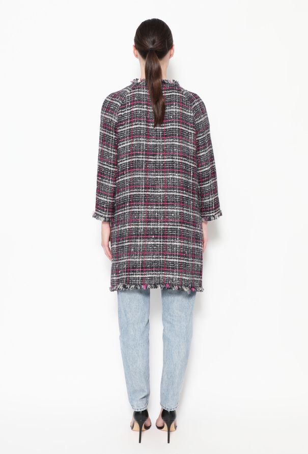Chanel 2007 Tweed Frayed Trim Jacket - 5