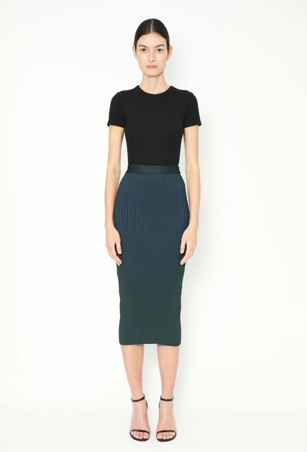 Givenchy 2018 Bicolour Ribbed Skirt - 1