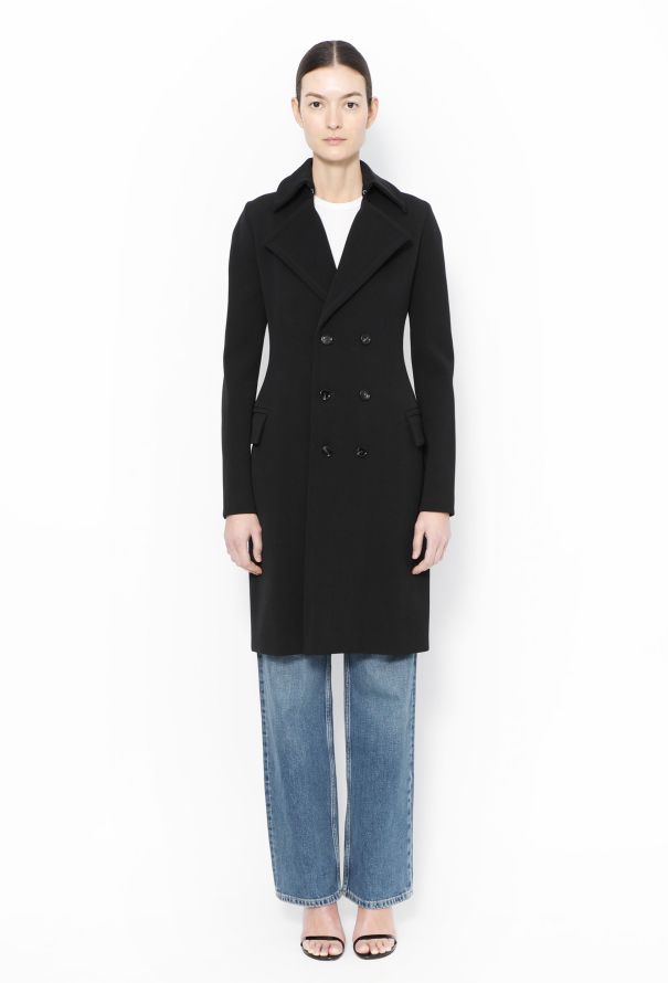 Bottega Veneta Pre-Fall 2021 Wool Peacoat - 4