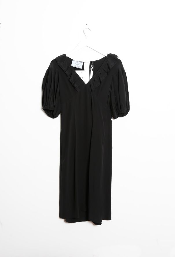 Prada Ruffled Flared Dress - 7