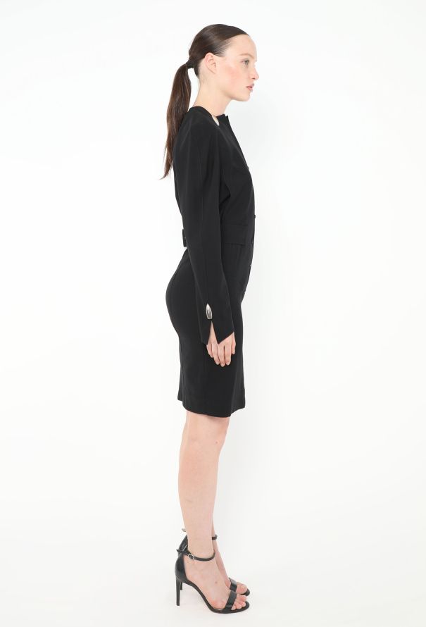 Thierry Mugler Late '80s Spearhead Belted Dress - 3