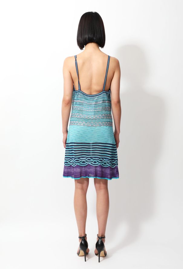 Missoni Vintage Embroidered Lamé Dress - 4