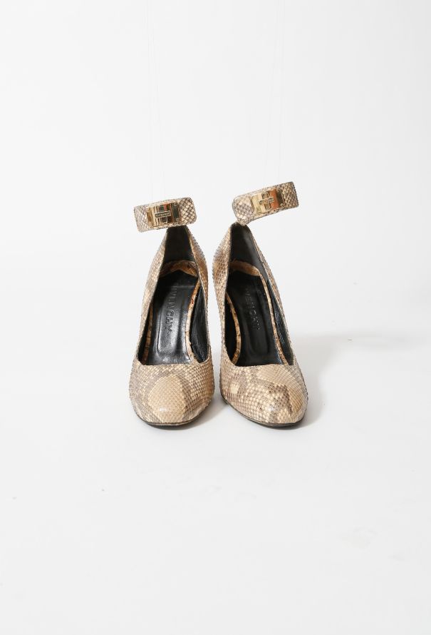 Givenchy Python Ankle Strap Pumps - 3