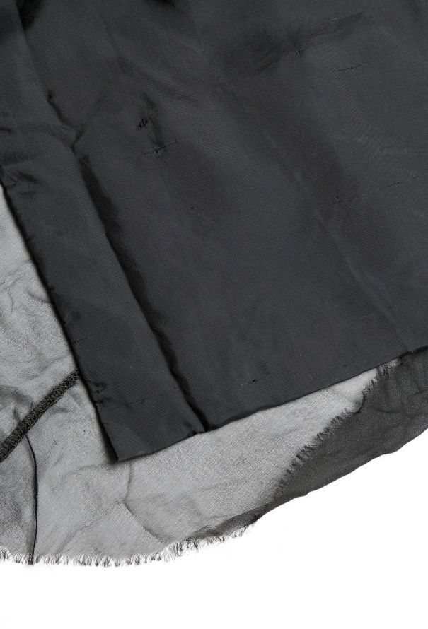 Comme des Garçons 1992 Buttoned Up Semi Sheer Dress - 7