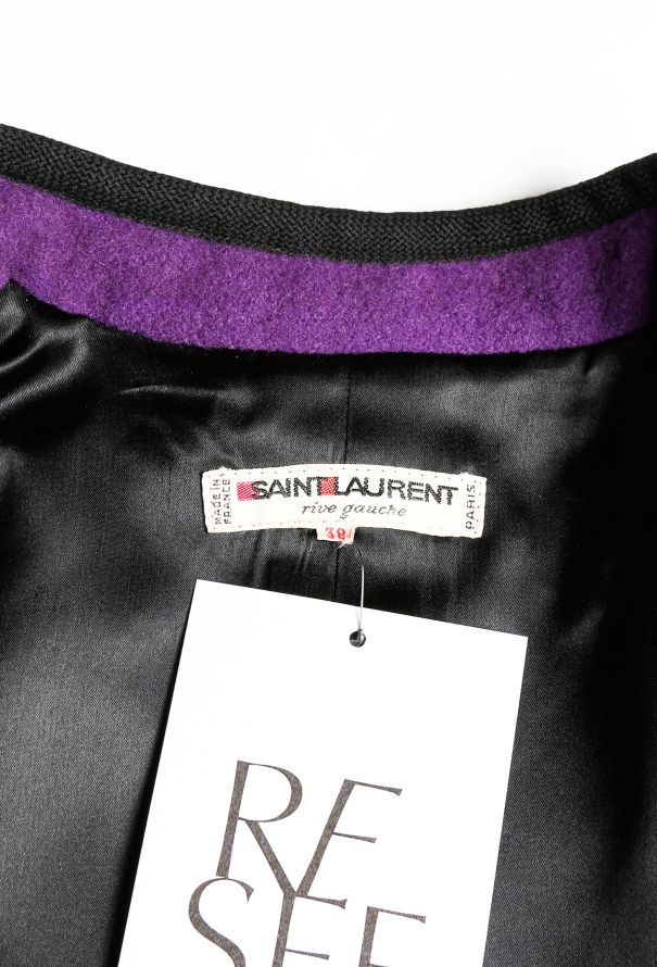 Saint Laurent F/W 1983 Wool Military Jacket - 5