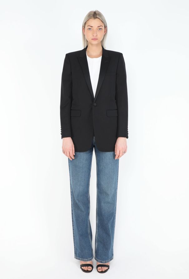 Saint Laurent S/S 2013 Classic Smoking Blazer - 3