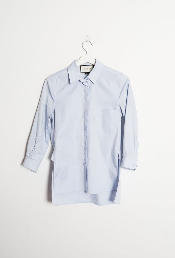 Gucci 2021 Oxford Slit Shirt - 10