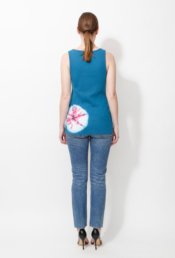 Calvin Klein S/S 2019 Blue Tie Dye Tank - 6