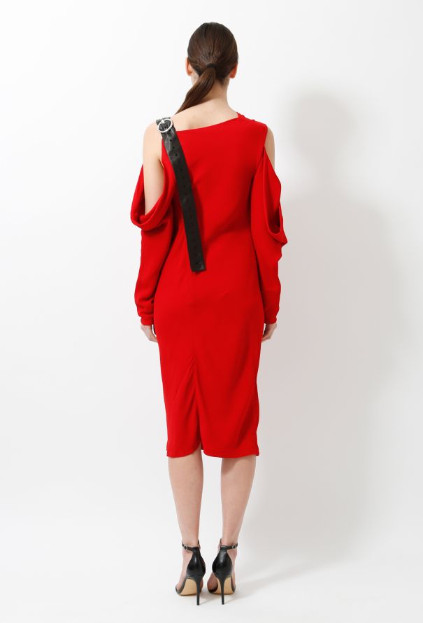 Céline Draped Cut-Out Dress - 6
