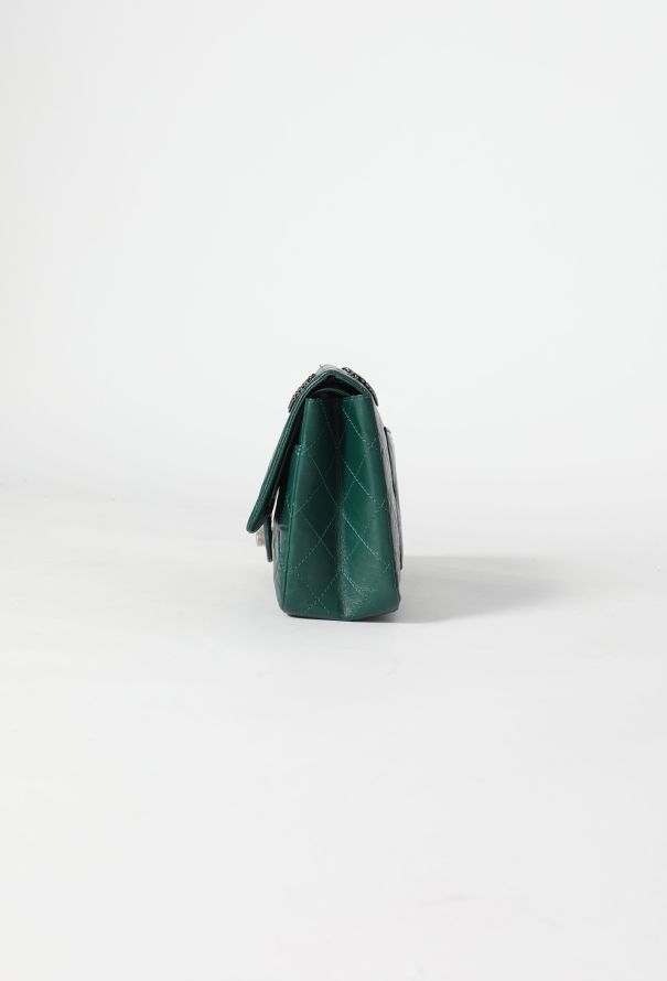 Chanel Green 2.55 Jumbo Flap Bag - 6
