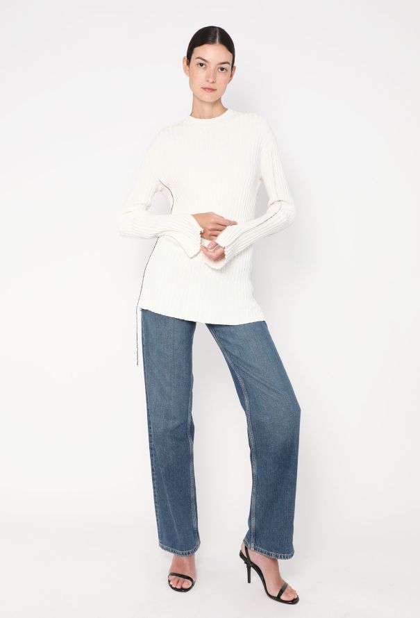 Céline 2014 Ribbed Slit Sweater - 3
