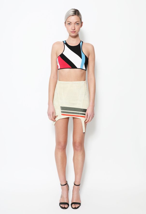 Paco Rabanne S/S 2016 Terrycloth Skirt - 1