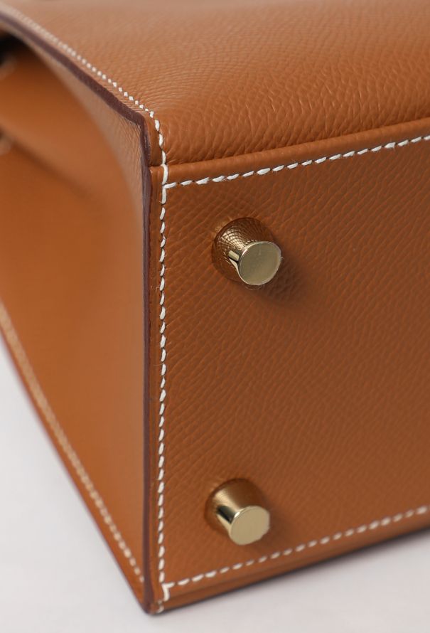 Hermès 2023 Gold Epsom Kelly Sellier 25 - 13
