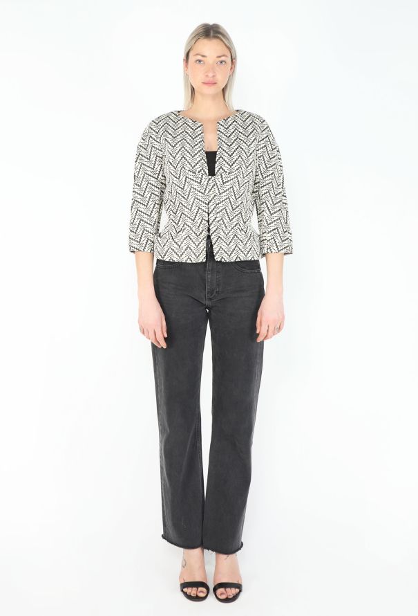 Dior Chevron Corset Jacket - 4