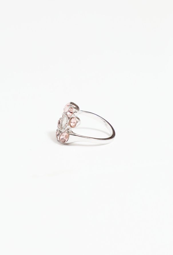 Dior Early 2000s Embellished 'D' Ring - 3