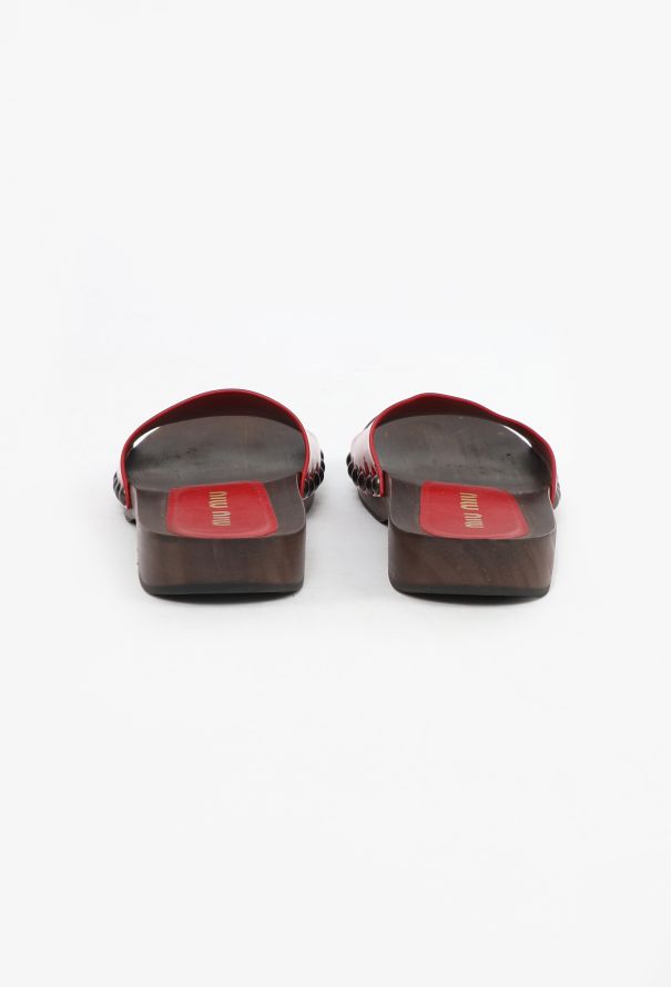 Miu Miu S/S 2025 Patent Clog Mules - 6