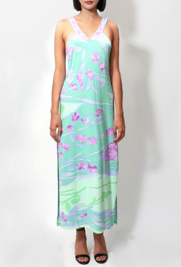 Leonard Floral Print Slip Dress - 2