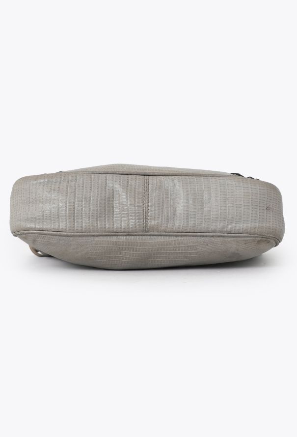 Balenciaga Grey Embossed Classic Hip Bag - 6