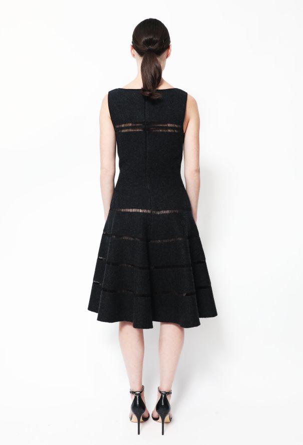 Alaïa Wool Skater Dress - 3