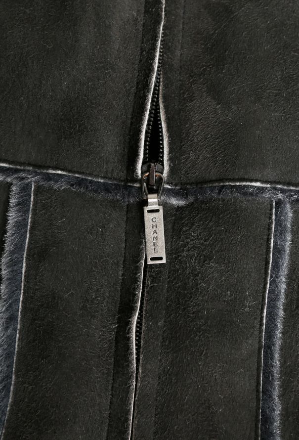 Chanel F/W 1999 Suede Shearling Jacket - 9