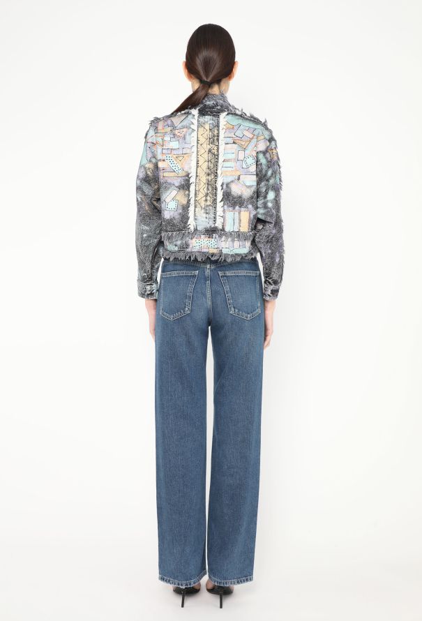 Louis Vuitton Resort 2019 Frayed Denim Jacket - 5