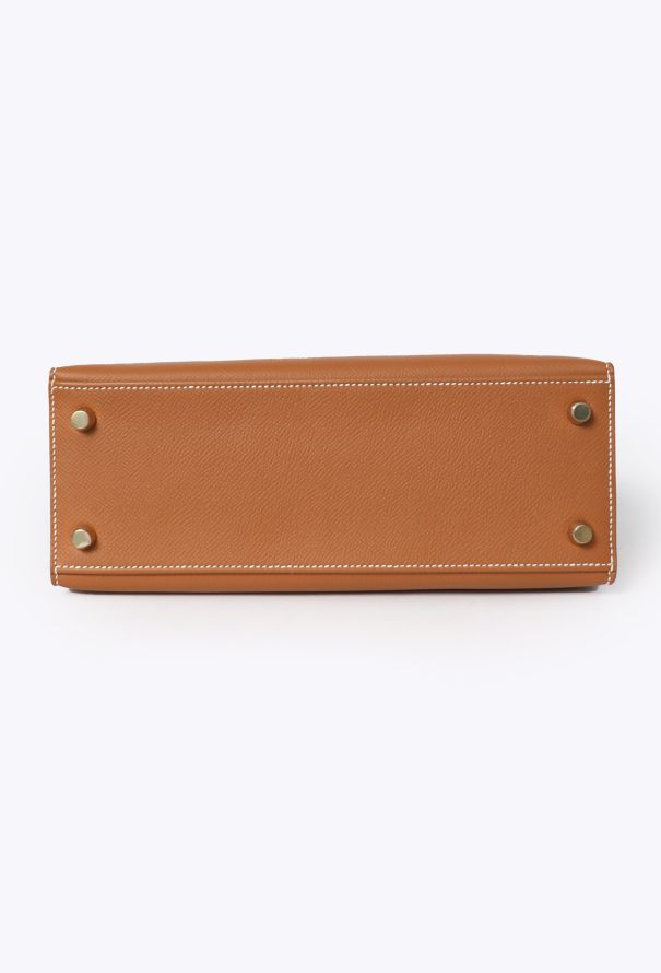 Hermès 2023 Gold Epsom Kelly Sellier 25 - 11