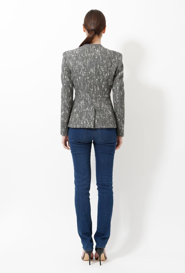 Balenciaga 2009 Woven Blazer - 5